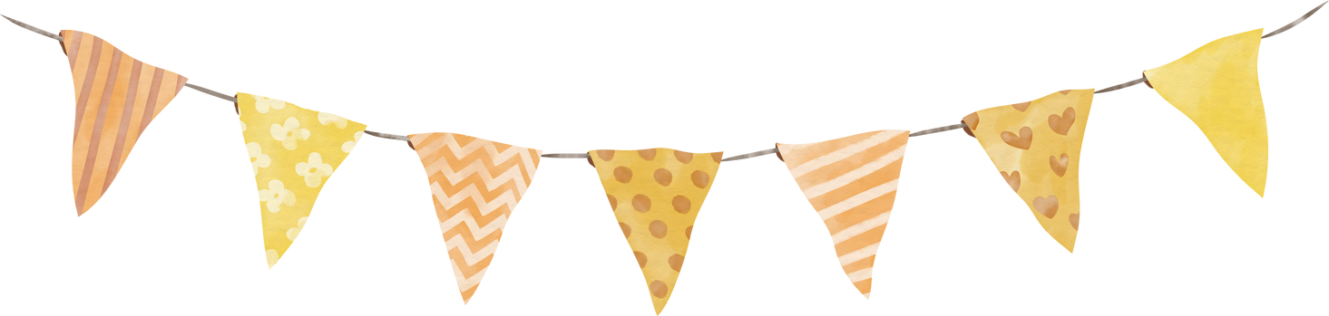 Yellow Party Banner